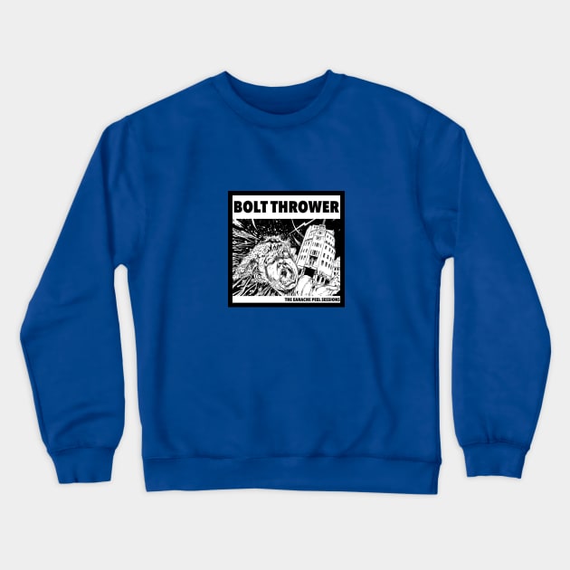 Bolt Thrower Cenotaph Band Logo Crewneck Sweatshirt by ryaindra